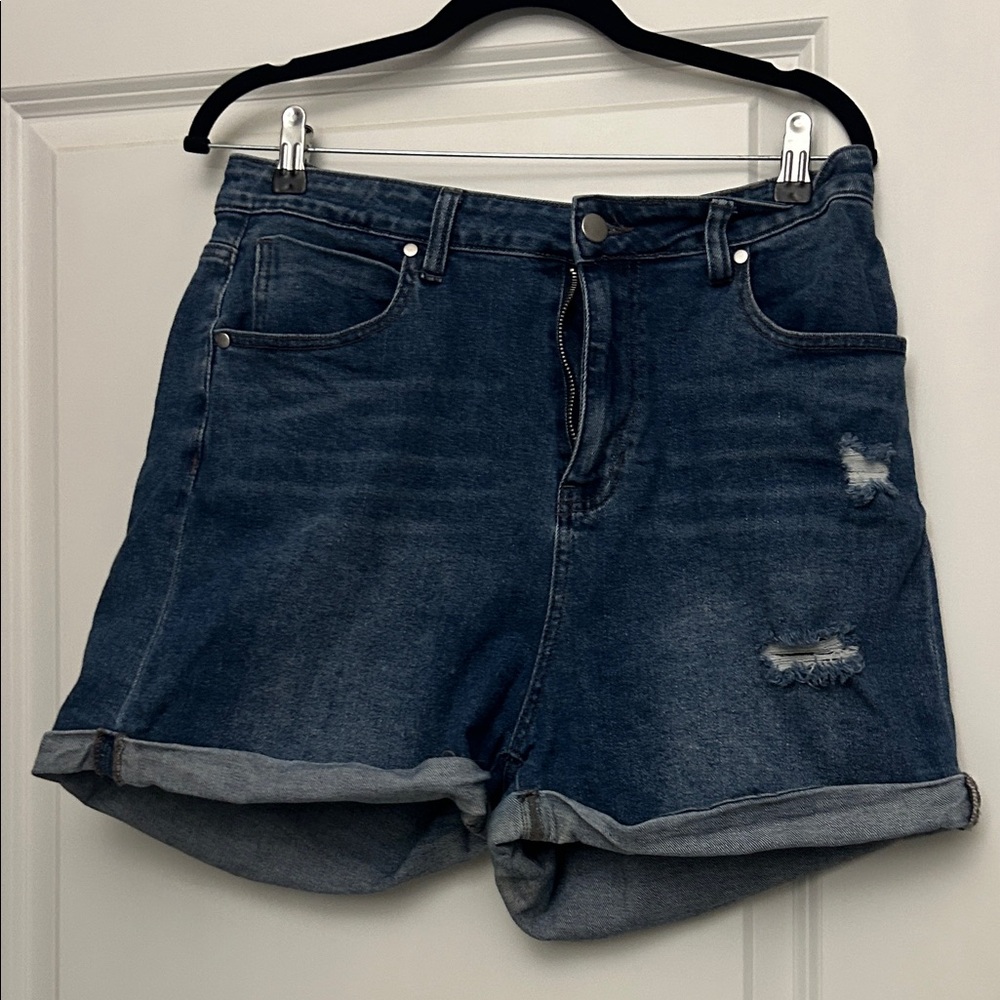 Abound Dark Blue Jean Shorts